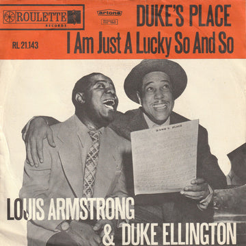 Louis Armstrong & Duke Ellington : Duke's Place (7", Single, Ora)