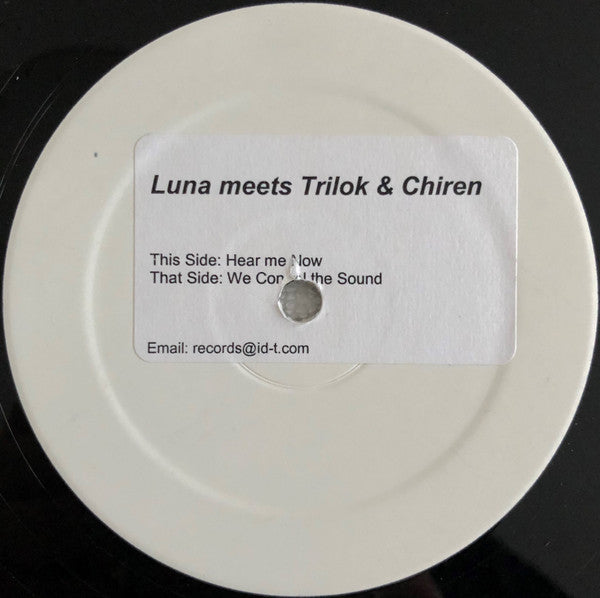 DJ Luna meets  Trilok & Chiren : We Control The Sound / Hear Me Now (12", Promo, W/Lbl)