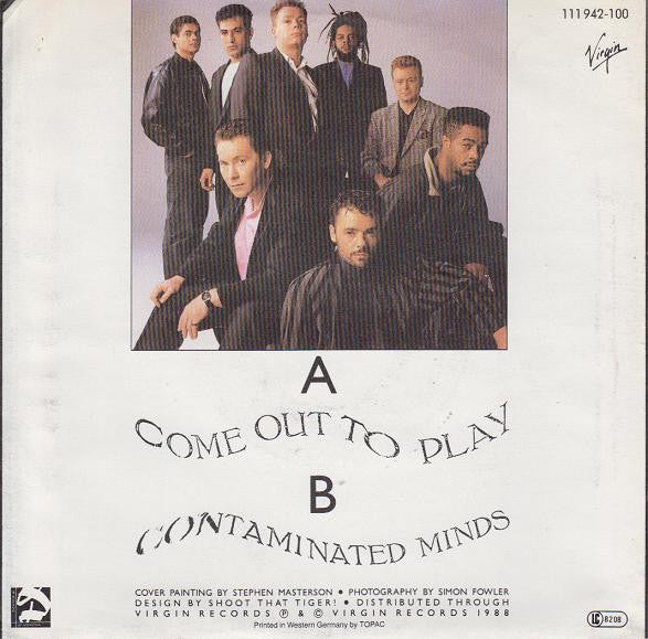 UB40 : Come Out To Play (7", Single)