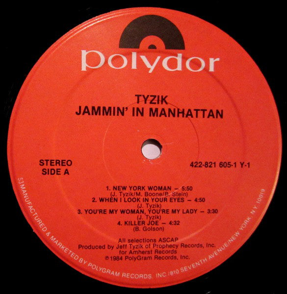 Jeff Tyzik : Jammin' In Manhattan (LP, Album)