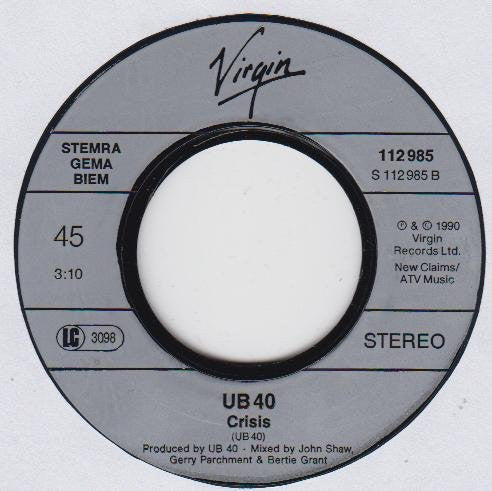 UB40 : Here I Am (Come And Take Me) (7", Single)