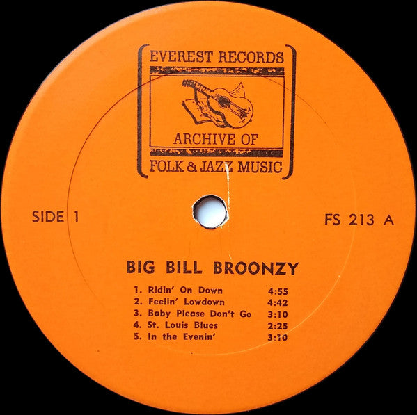 Big Bill Broonzy : Big Bill Broonzy (LP, RE)