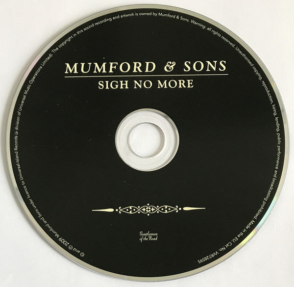 Mumford & Sons : Sigh No More (CD, Album)