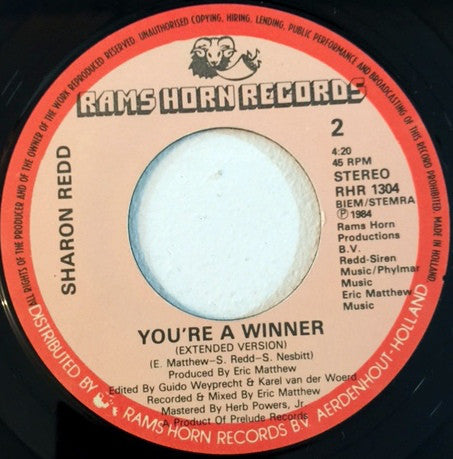 Sharon Redd : You're A Winner (7")