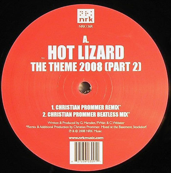 Hot Lizard : The Theme 2008 (Part 2) (12")