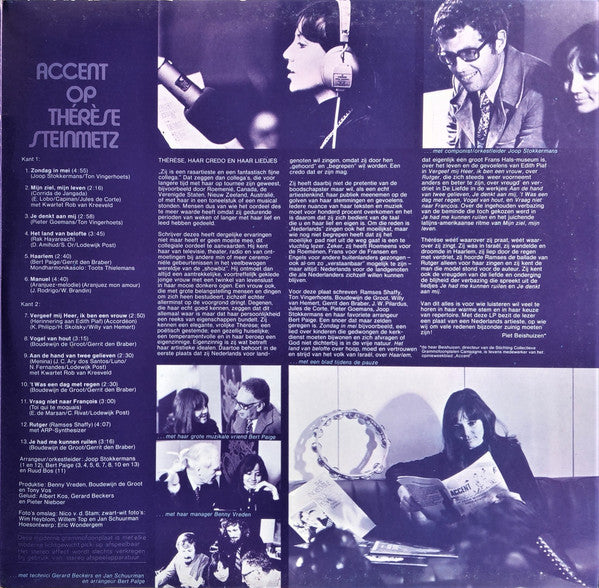 Thérèse Steinmetz : Accent Op Thérèse (LP, Album, Gat)