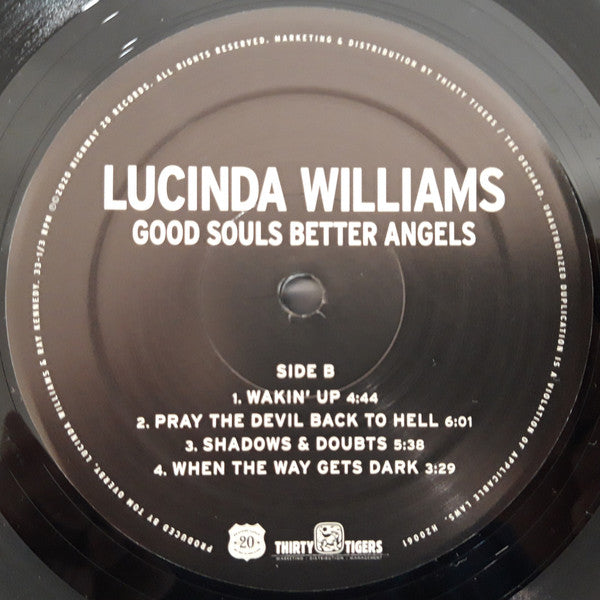 Lucinda Williams : Good Souls Better Angels (2xLP, Album)