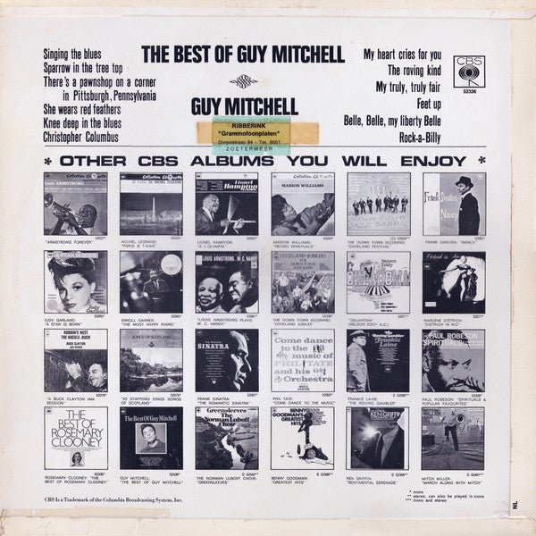 Guy Mitchell : The Best Of Guy Mitchell (LP, Comp)