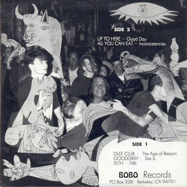 Various : There's A Faggot In The Pit (7", EP, Comp)