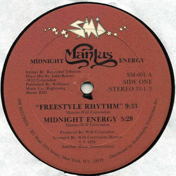 Mantus : Midnight Energy (LP, Album)
