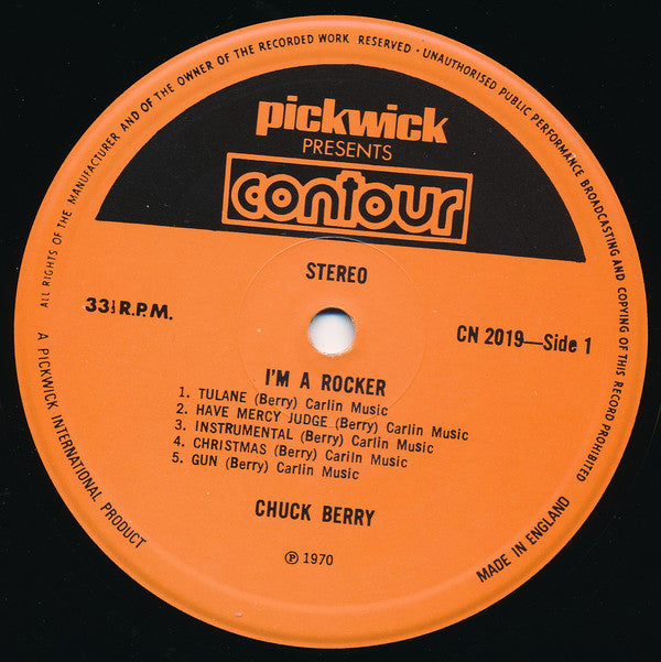 Chuck Berry : I'm A Rocker (LP, Album, RE)