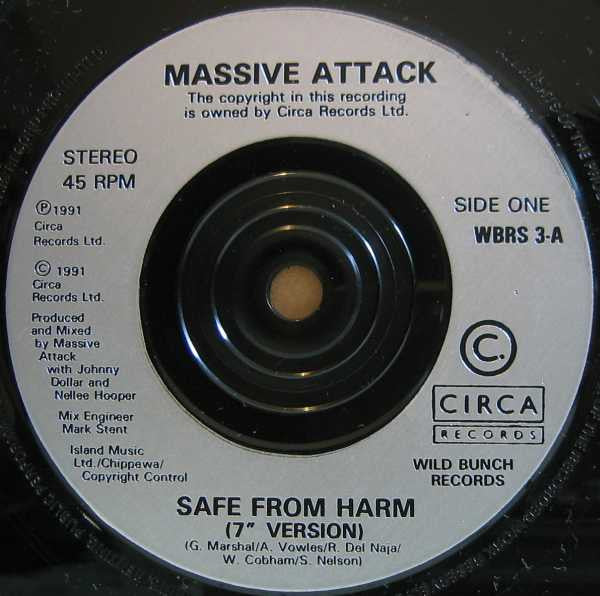 Massive Attack : Safe From Harm (7", Single)