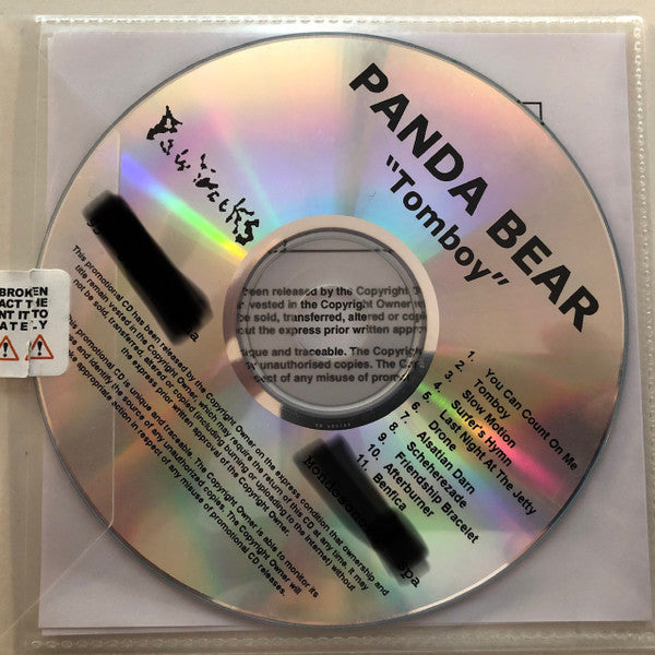 Panda Bear : Tomboy (CDr, Copy Prot., Num, Promo)