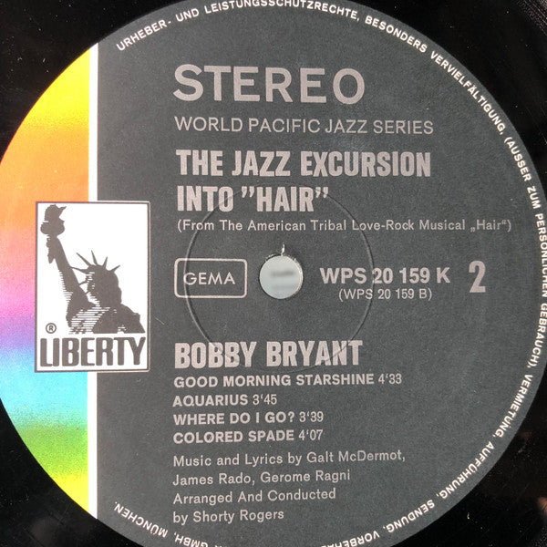 Bobby Bryant : The Jazz Excursion Into Hair (LP, Album)