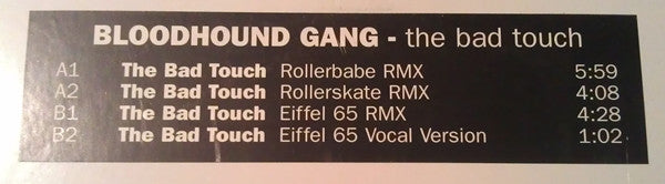 Bloodhound Gang : The Bad Touch (12", W/Lbl)