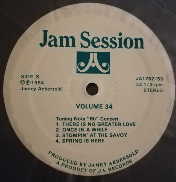 Jamey Aebersold : Jam Session For Instrumentalists & Vocalists (2xLP, Album)
