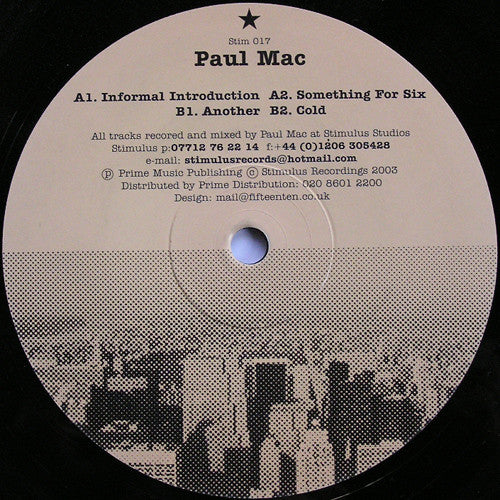 Paul Mac : Informal Introduction (12")