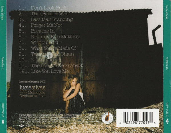 Lucie Silvas : Breathe In (CD, Album + DVD-V, PAL)