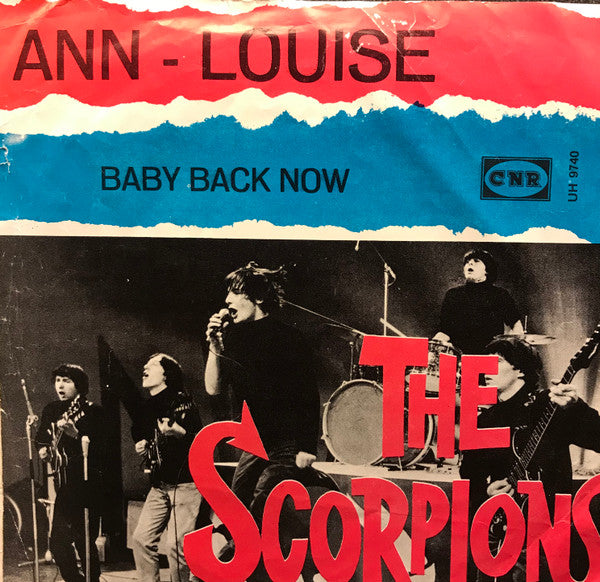 The Scorpions : Ann-Louise / Baby Back Now (7", Single, Red)