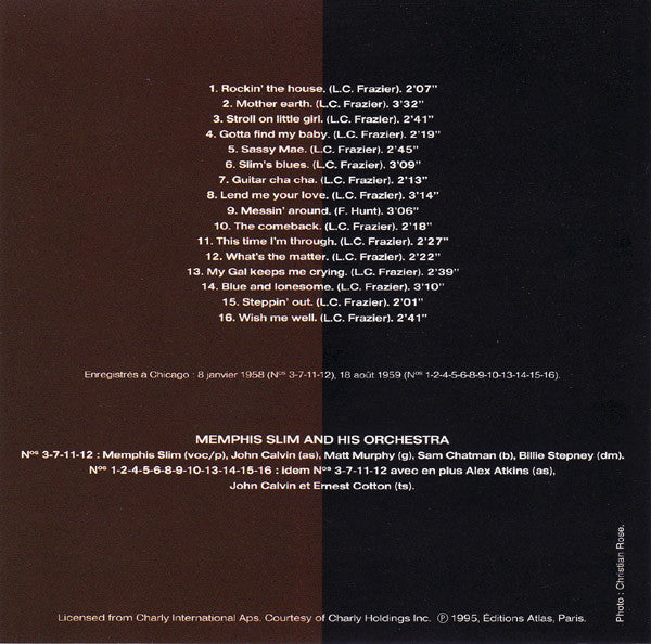 Memphis Slim : Jazz & Blues Collection Vol. 8 (CD, Comp, RM)