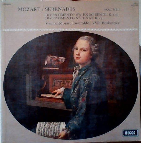 Wolfgang Amadeus Mozart, Wiener Mozart Ensemble, Willi Boskovsky : Serenades: Volume II (LP, Album)