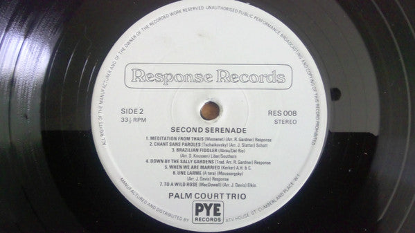 Palm Court Trio : Second Serenade (LP)