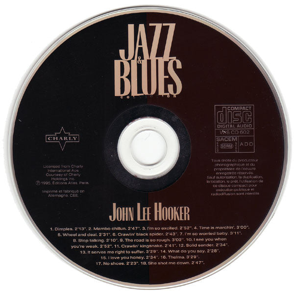 John Lee Hooker : Jazz & Blues Collection Vol. 2 (CD, Comp, RM)