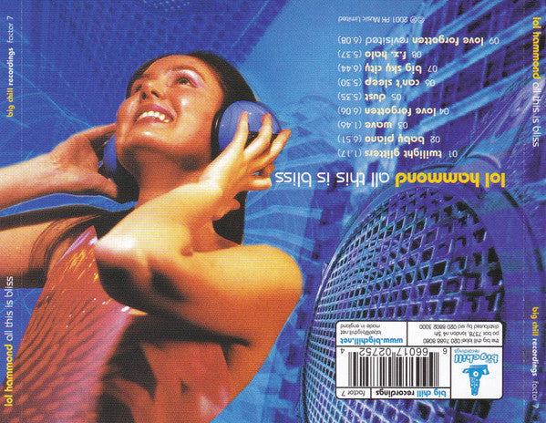Lol Hammond : All This Is Bliss (CD, Album)