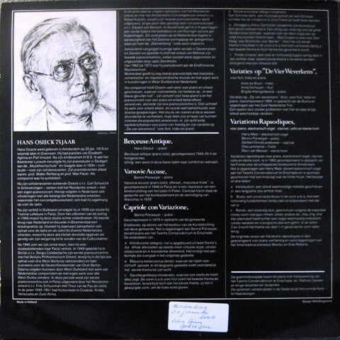 Hans Osieck : Hans Osieck (LP)