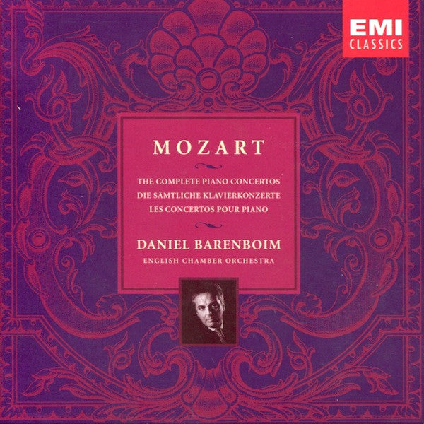 Wolfgang Amadeus Mozart, Daniel Barenboim, English Chamber Orchestra : The Complete Piano Concertos = Die Sämtliche Klavierkonzerte = Les Concertos Pour Piano (10xCD, RM + Box, Comp, RE)