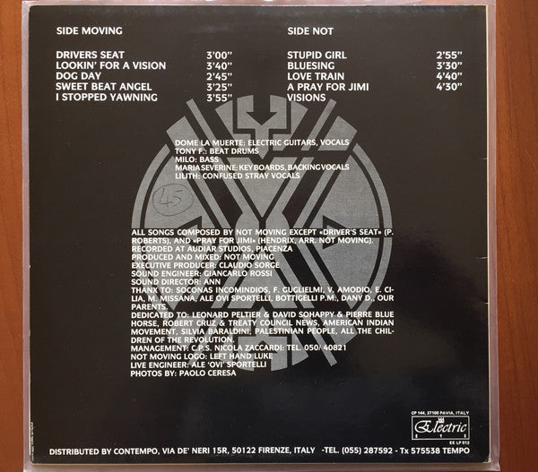 Not Moving : Flash On You (LP, Album)