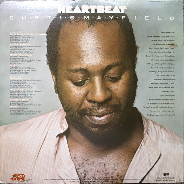 Curtis Mayfield : Heartbeat (LP, Album, 25 )
