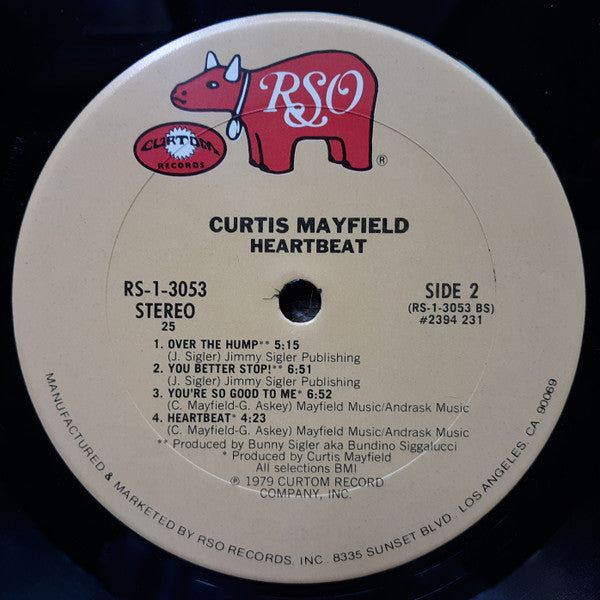 Curtis Mayfield : Heartbeat (LP, Album, 25 )