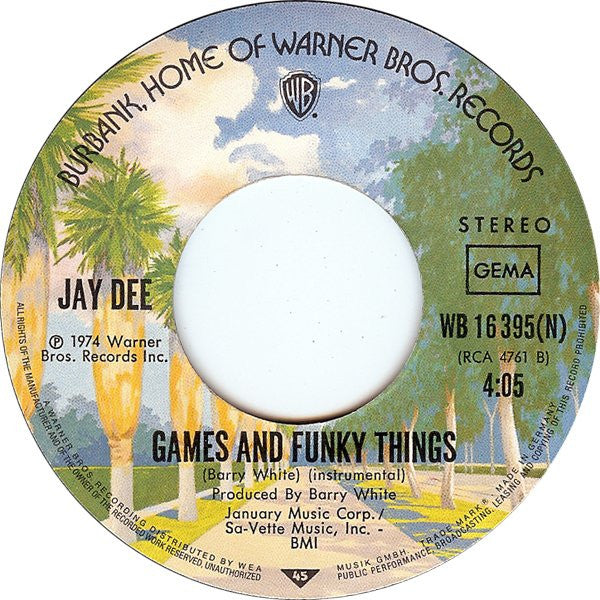 Jay Dee (3) : Strange Funky Games And Things (7", Single)