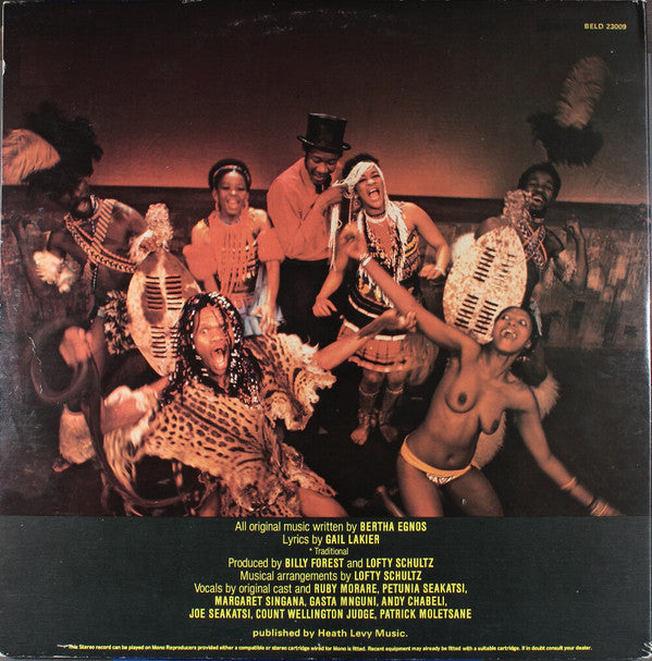 Ipi-Tombi : Bertha Egnos & Gail Lakier's Ipi Tombi: Original Cast Recording (2xLP, RE)