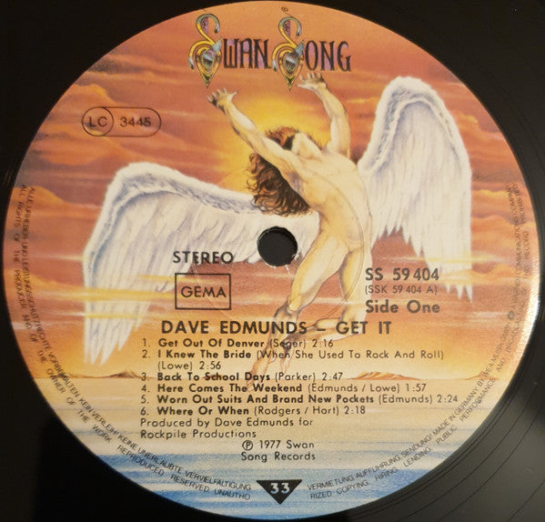 Dave Edmunds : Get It (LP, Album)