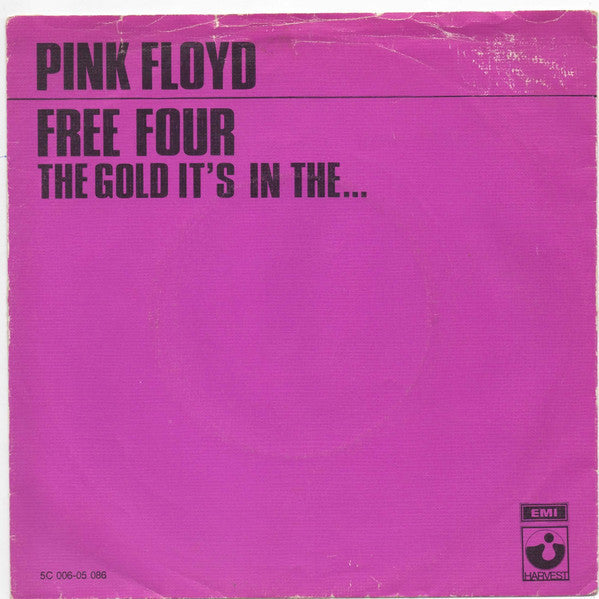 Pink Floyd : Free Four  (7", Single, MP)