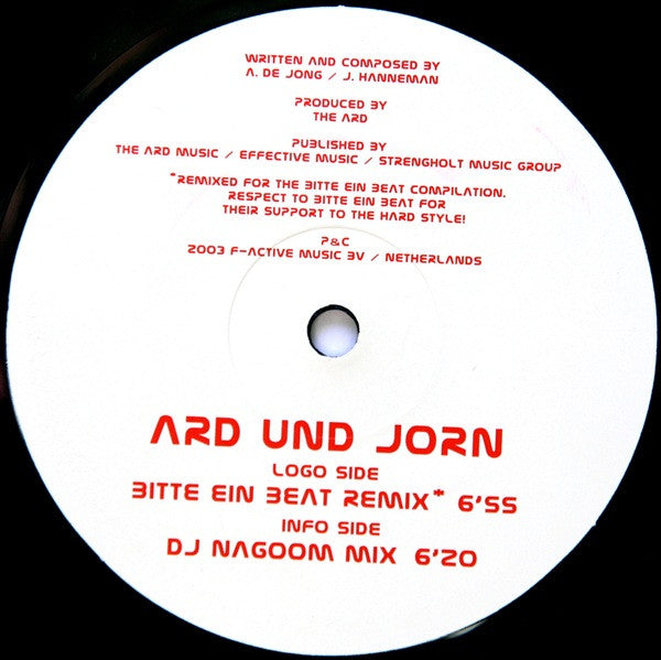 Ard Und Jorn : 16 (Bitte Ein Beat Remix !) (12")