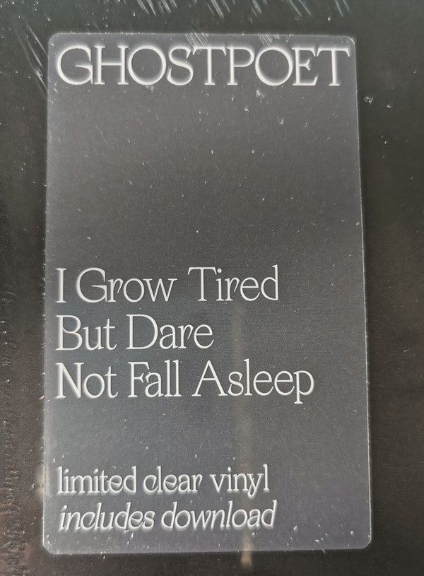 Ghostpoet : I Grow Tired But Dare Not Fall Asleep (LP, Album, Ltd, Cle)