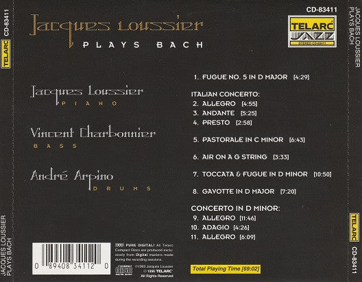 Jacques Loussier : Plays Bach (CD, Comp)