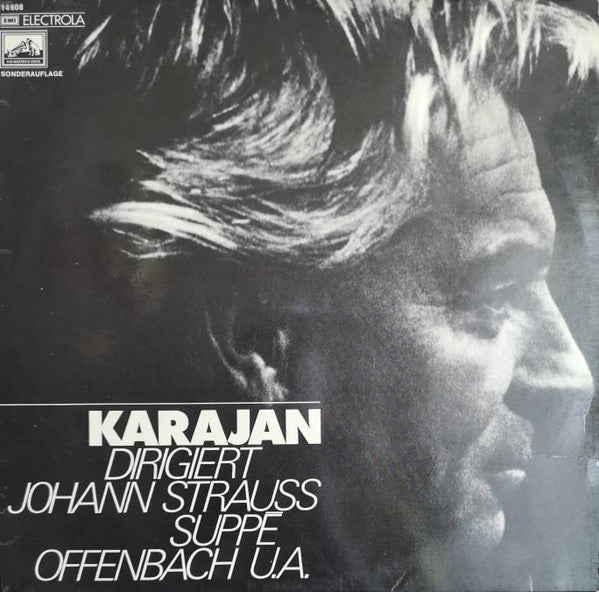 Herbert von Karajan, Philharmonia Orchestra : Karajan Dirigiert Johann Strauss, Suppe, Offenbach U.A. (LP, Club, Blu)