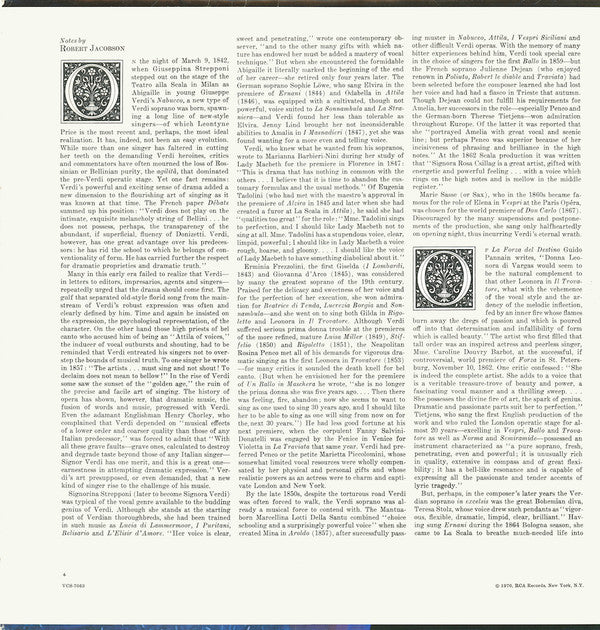 Leontyne Price : Verdi Heroines (2xLP, Gat)