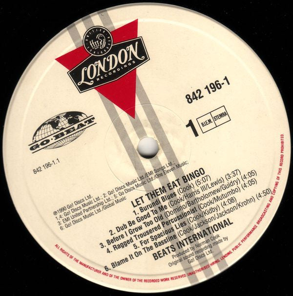 Beats International : Let Them Eat Bingo (LP, Album)