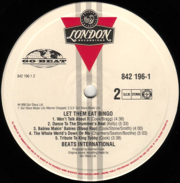 Beats International : Let Them Eat Bingo (LP, Album)