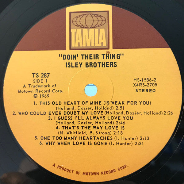 The Isley Brothers : Doin’ Their Thing (LP, Comp)