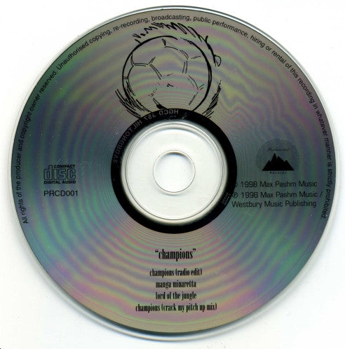 Max Pashm : Champions (CD, EP)