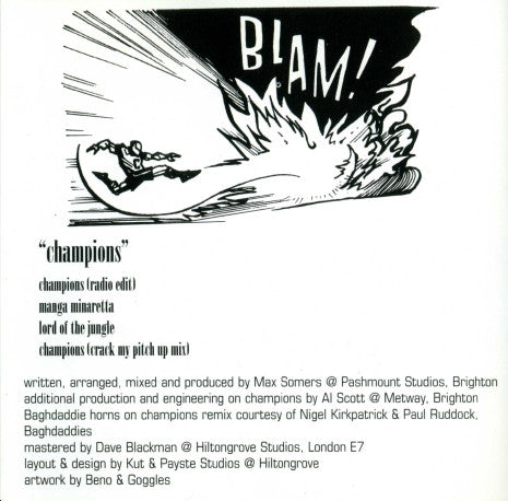 Max Pashm : Champions (CD, EP)