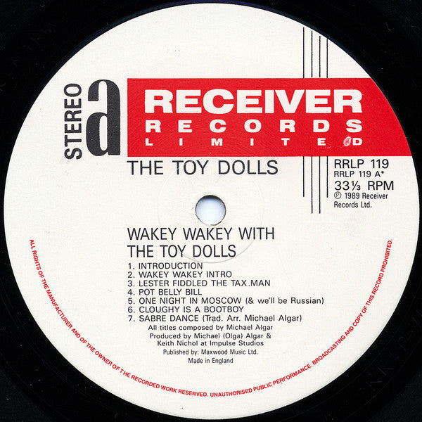 Toy Dolls : Wakey Wakey! (LP, Album)