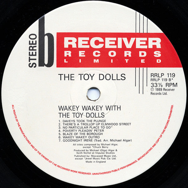 Toy Dolls : Wakey Wakey! (LP, Album)