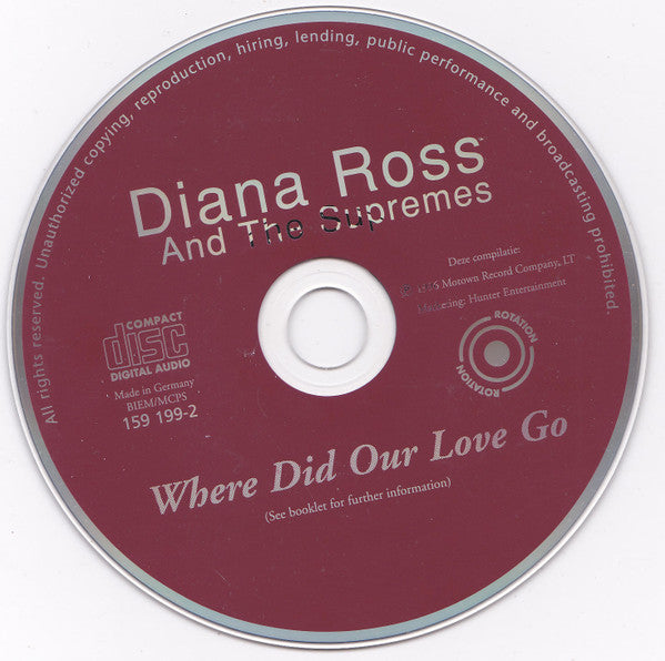 The Supremes : Where Did Our Love Go (CD, Comp, RE)